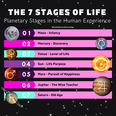 7 phases of life.